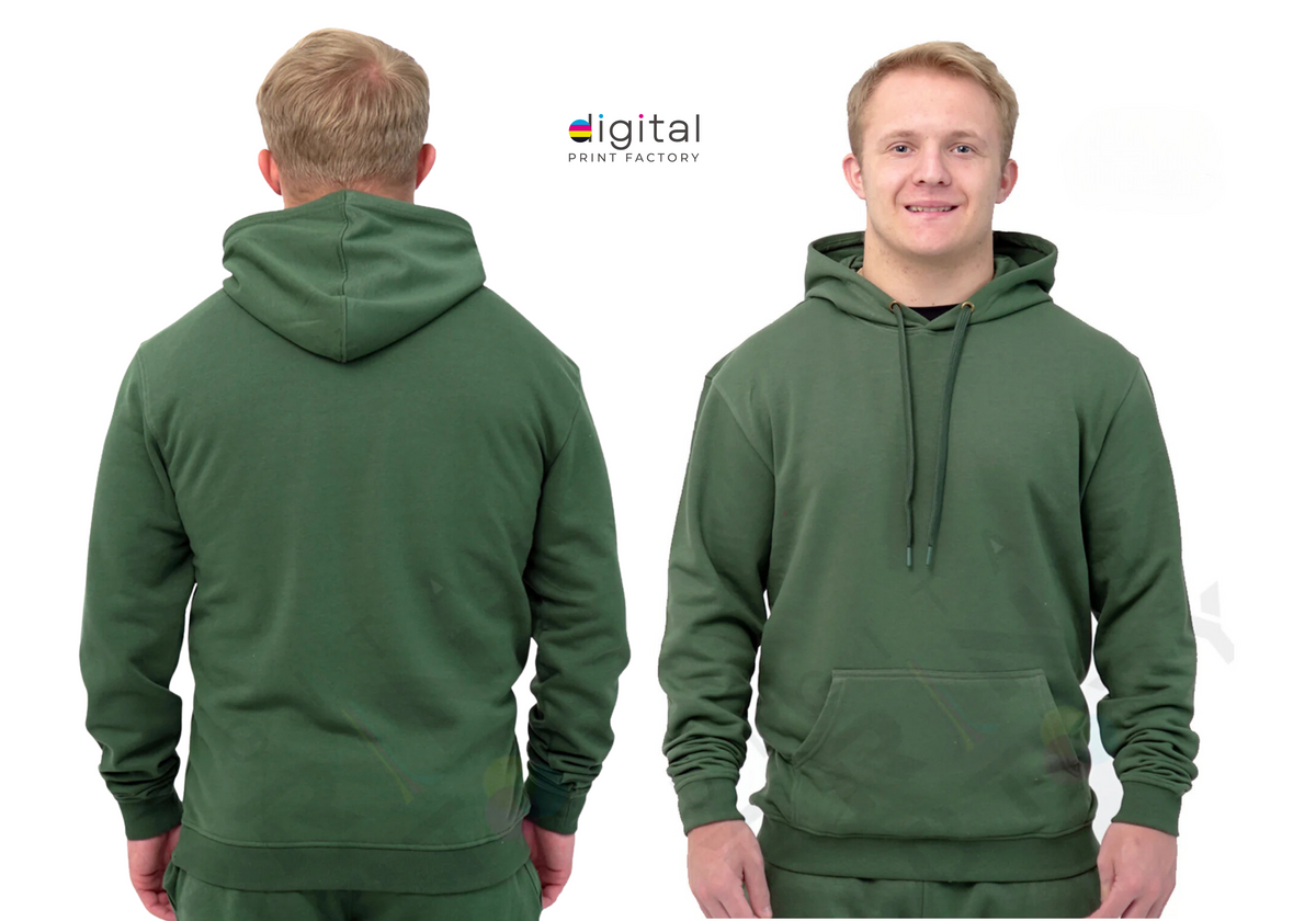 UBA Unisex 10oz Ecosmart 60/40 Pullover Hooded Sweatshirt.