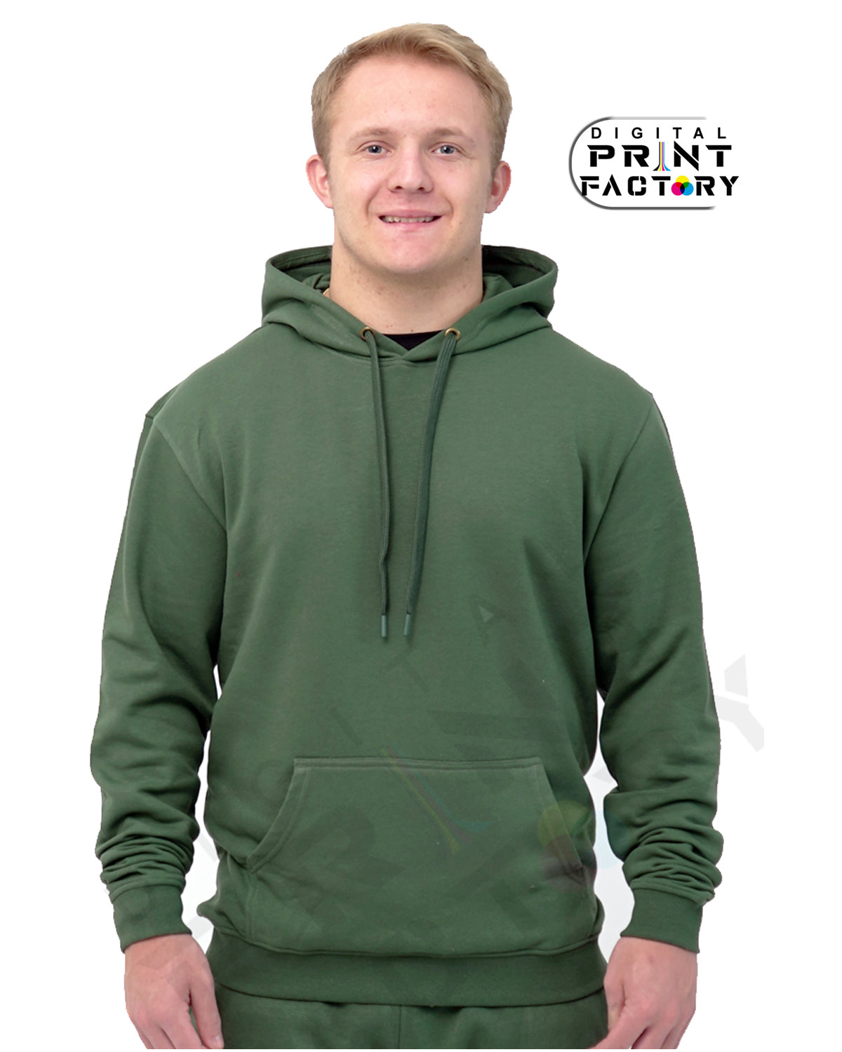 UBA Unisex 10oz Ecosmart 60/40 Pullover Hooded Sweatshirt.