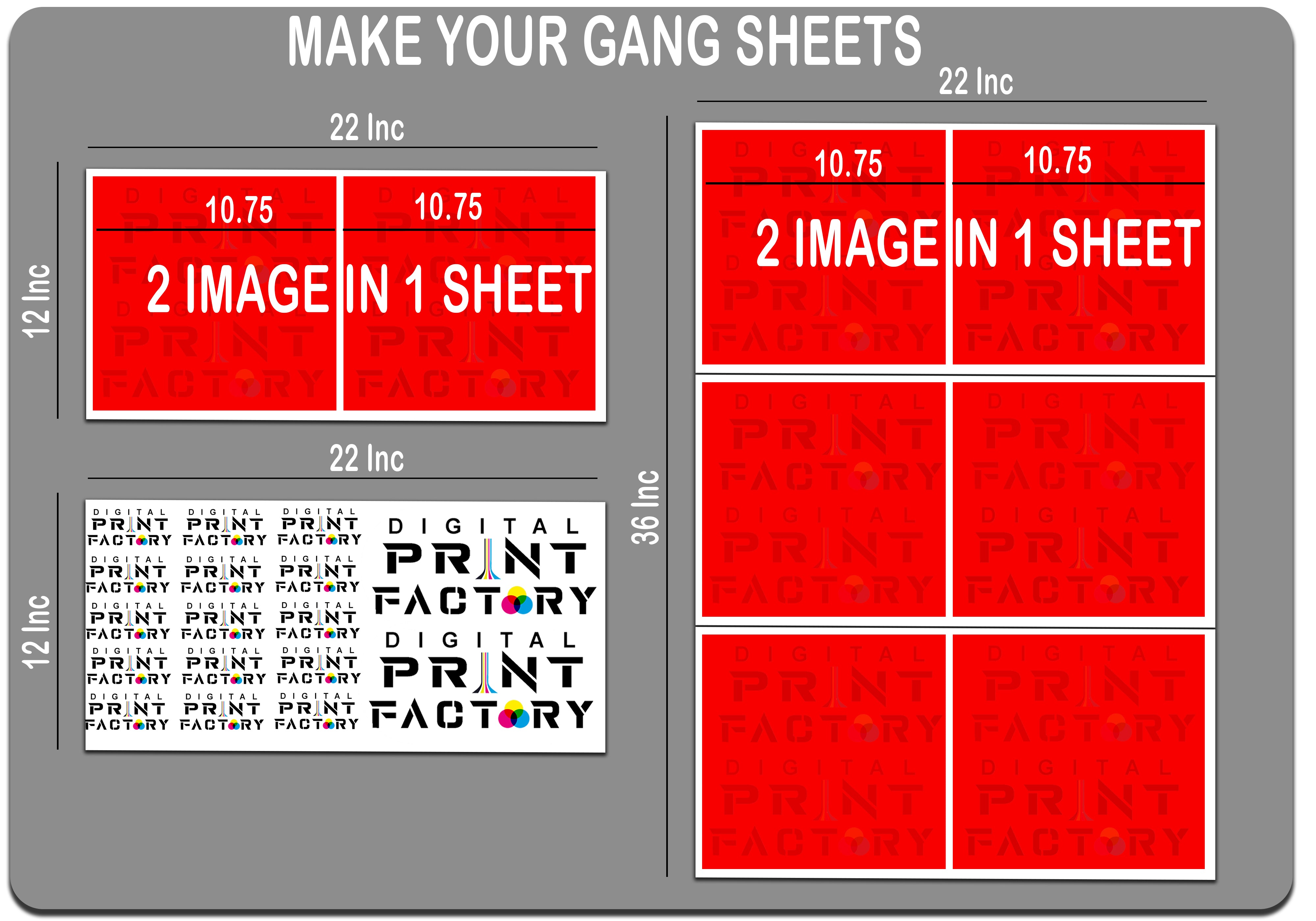 DTF Gang Sheet Online Builder