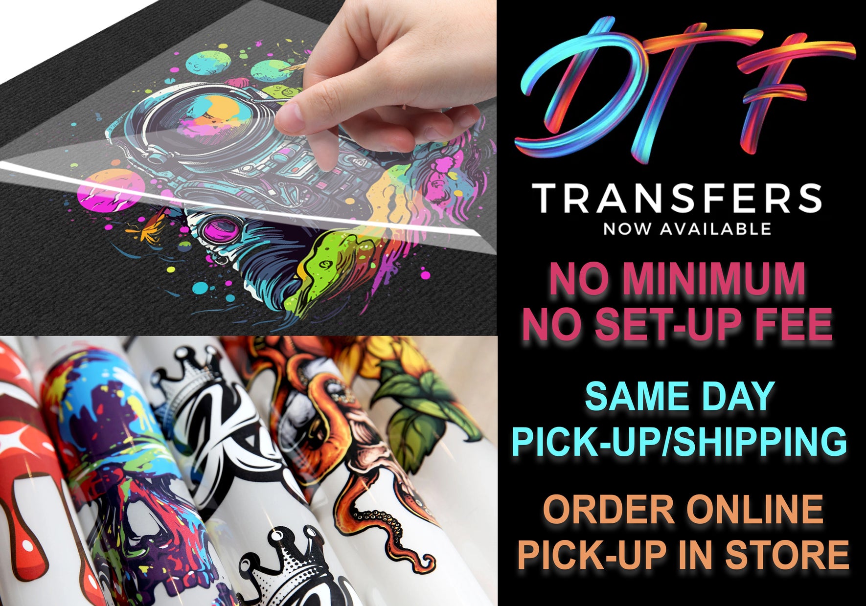 DTF TRANSFERS DIGITAL PRINT FACTORY